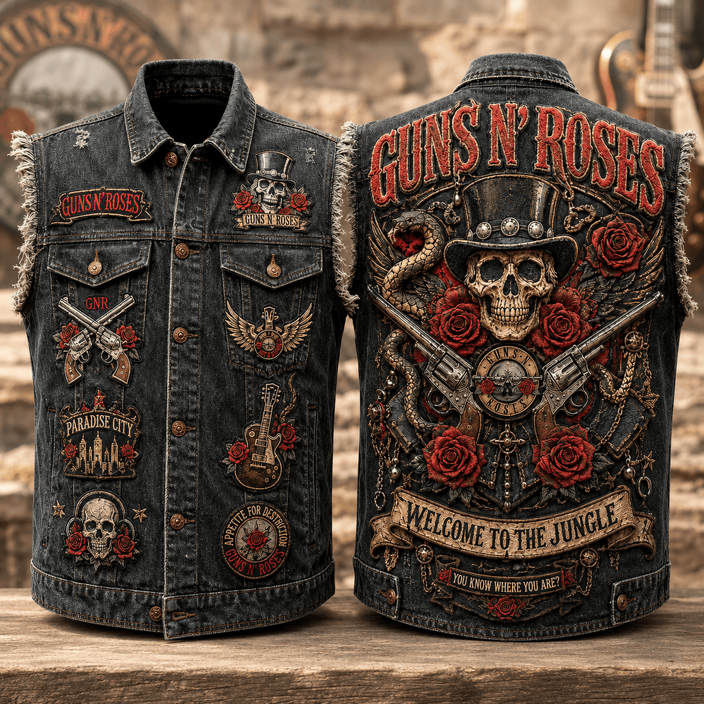 GNR PREMIUM DENIM VEST LNTH