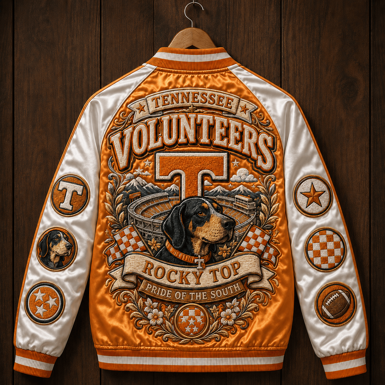 PREMIUM TVF SATIN BASEBALL JACKET NTNA