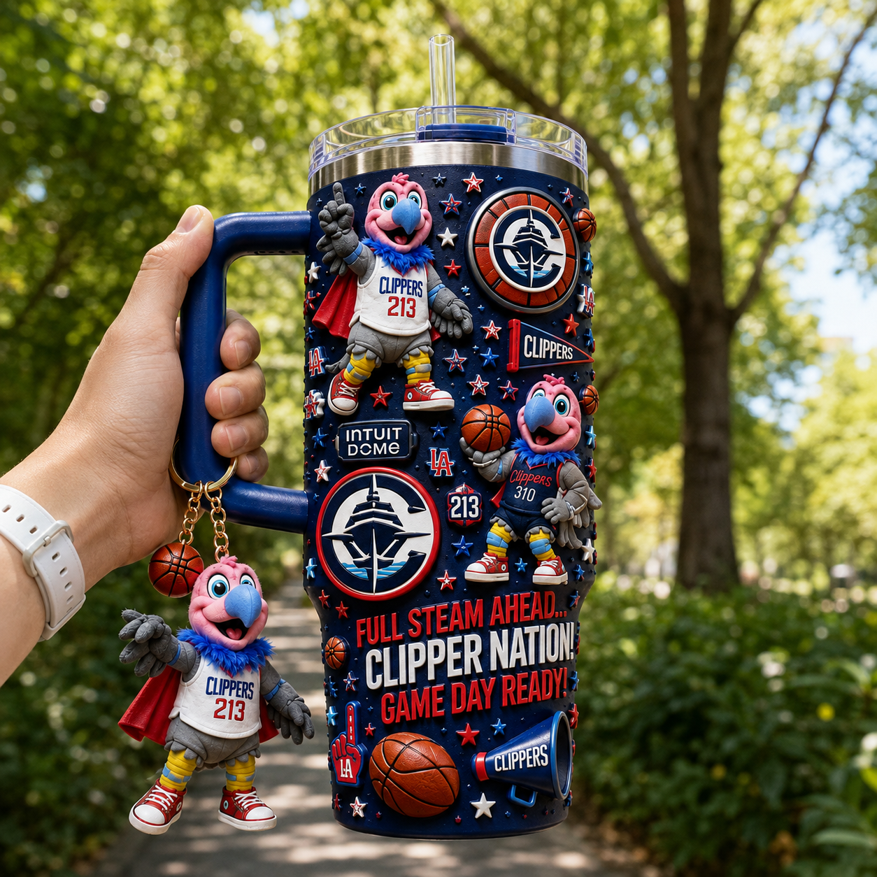 LACP 40oz Tumbler With Handle DNBN